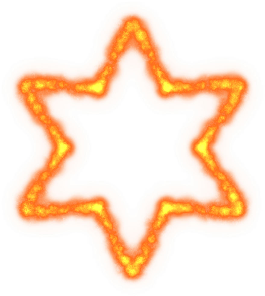 Fire flame ornament frame png