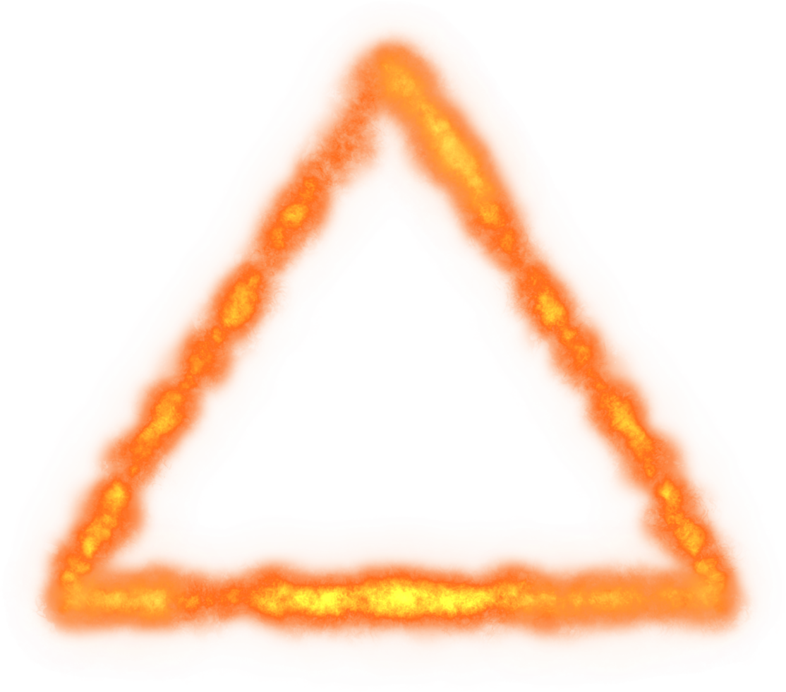 Fire flame ornament frame png