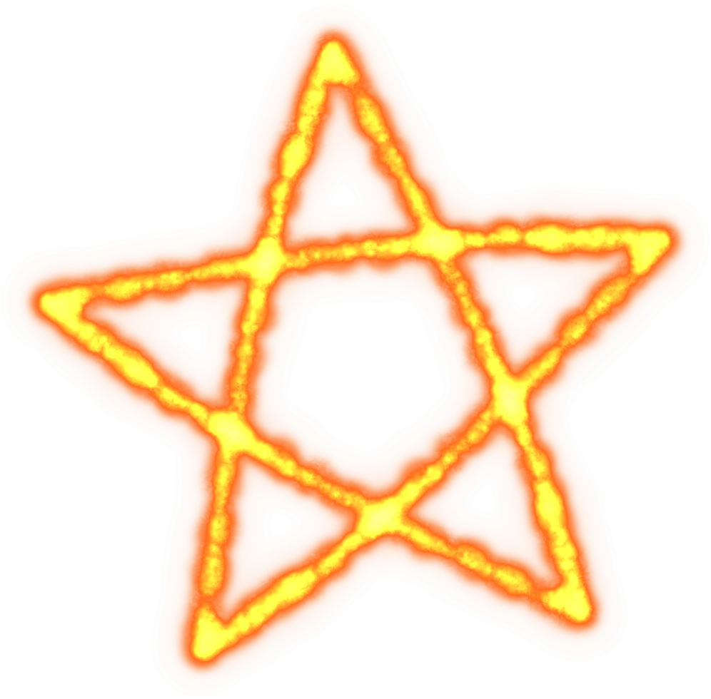 Fire flame ornament frame png