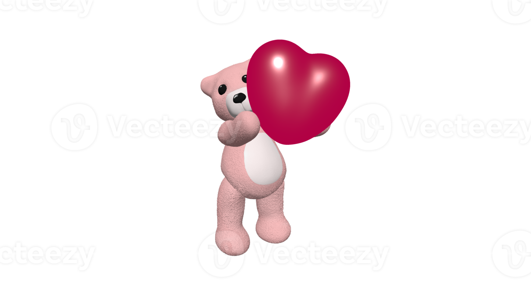 3D-Herz-Valentinsliebe png