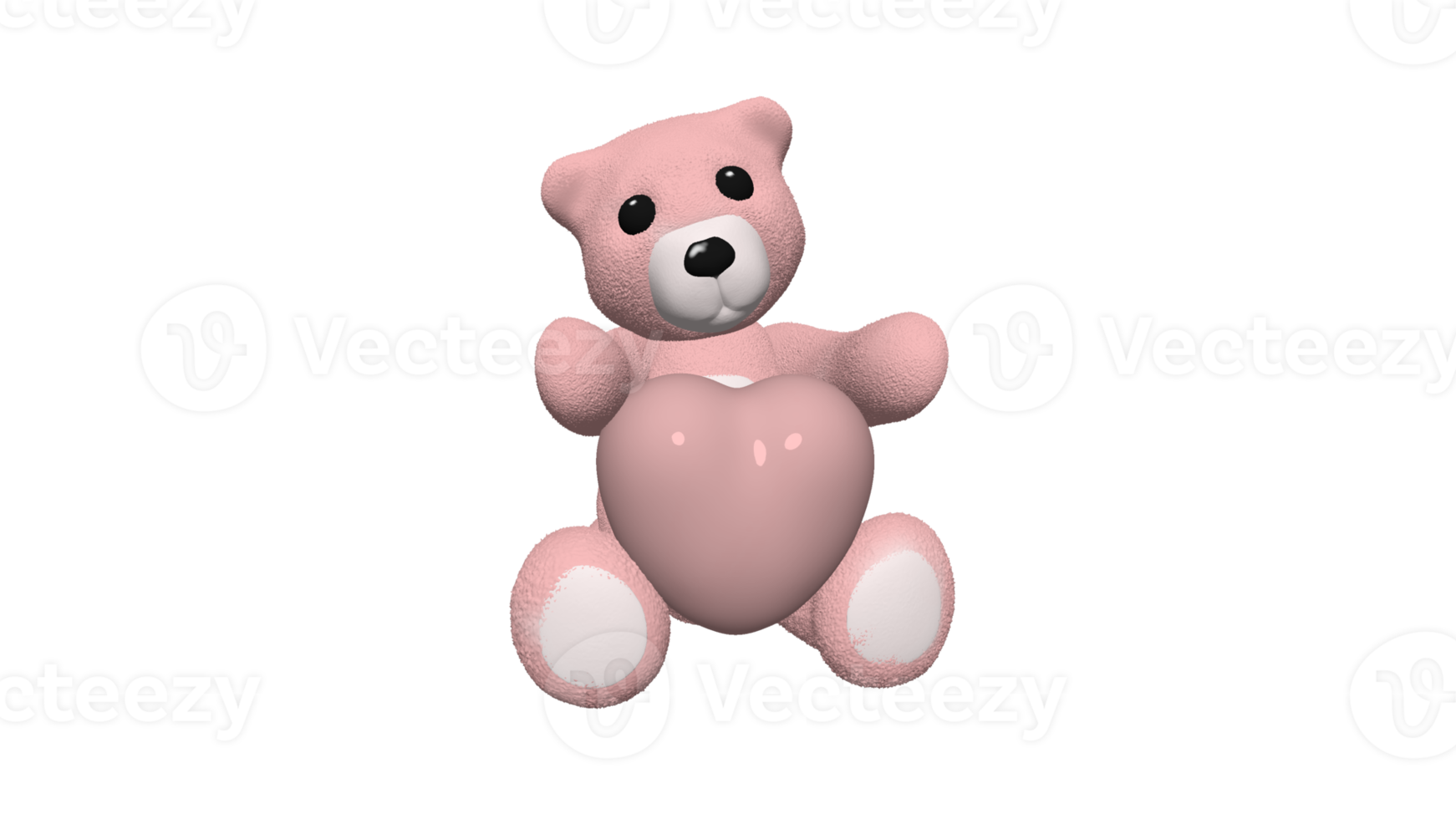 3D-Herz-Valentinsliebe png