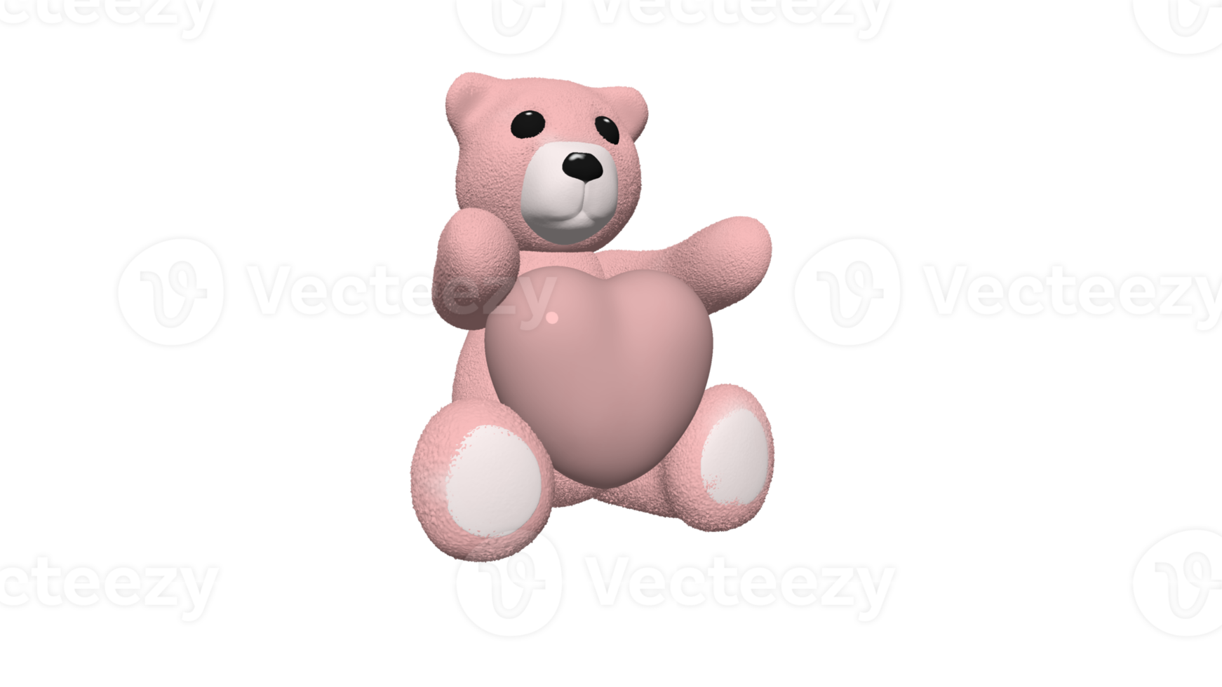 3D-Herz-Valentinsliebe png