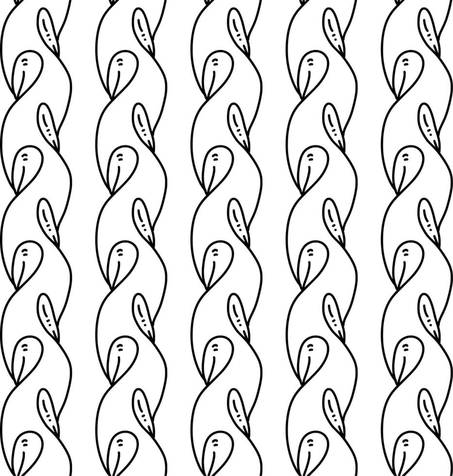 seamless pattern of leaf pattern background vector