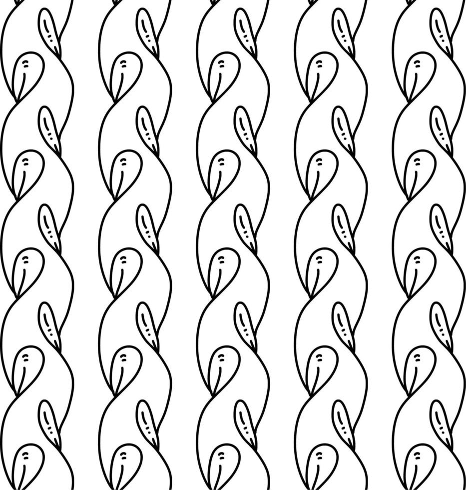 seamless pattern of leaf pattern background vector