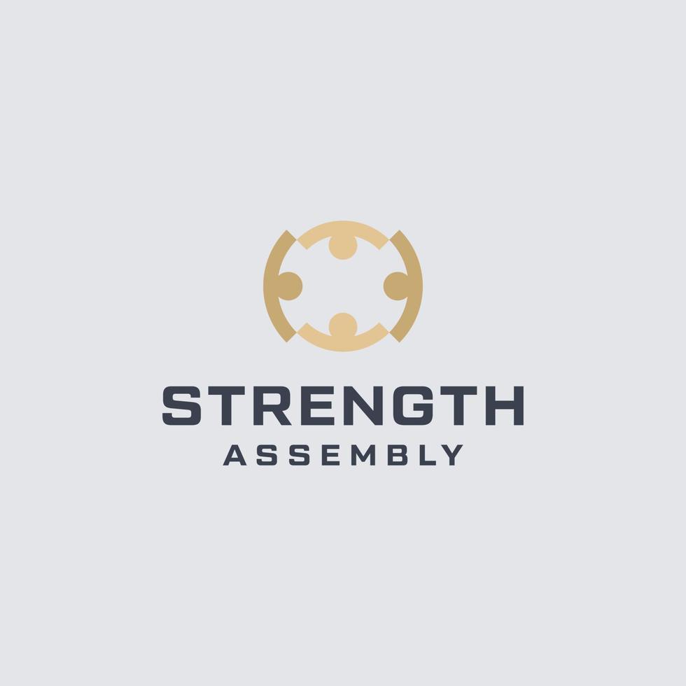Vector abstract logo icon isolated