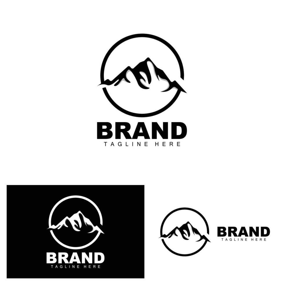 Mountain Logo, Vector Mountain Climbing, Adventure, Design For Climbing ...