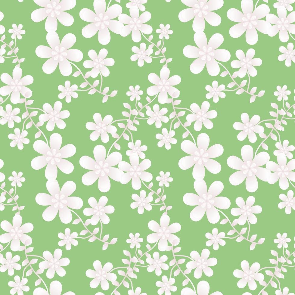 Seamless Pattern With Floral Motifs able to print for cloths, tablecloths, blanket, shirts, dresses, posters, papers. vector