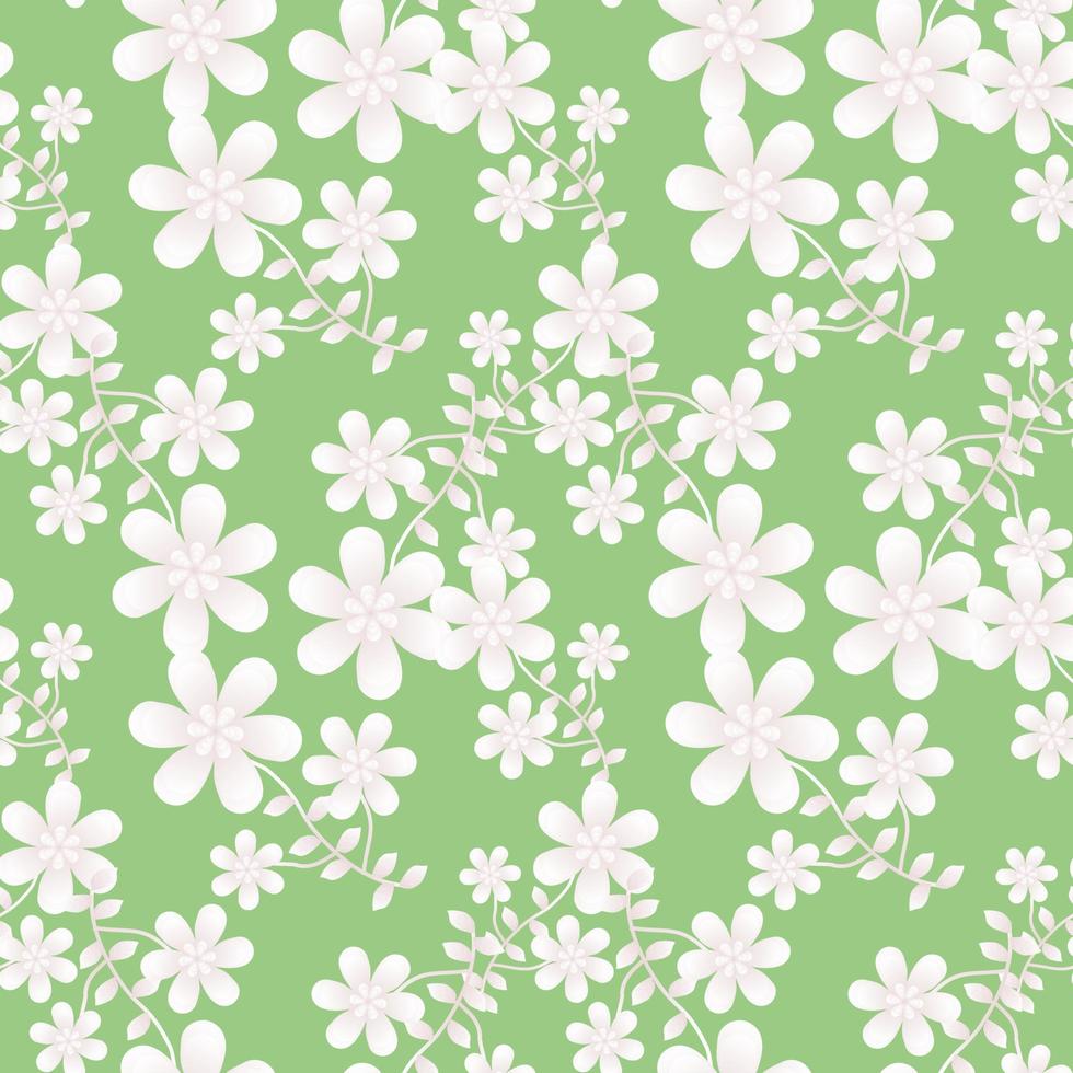 Seamless Pattern With Floral Motifs able to print for cloths, tablecloths, blanket, shirts, dresses, posters, papers. vector