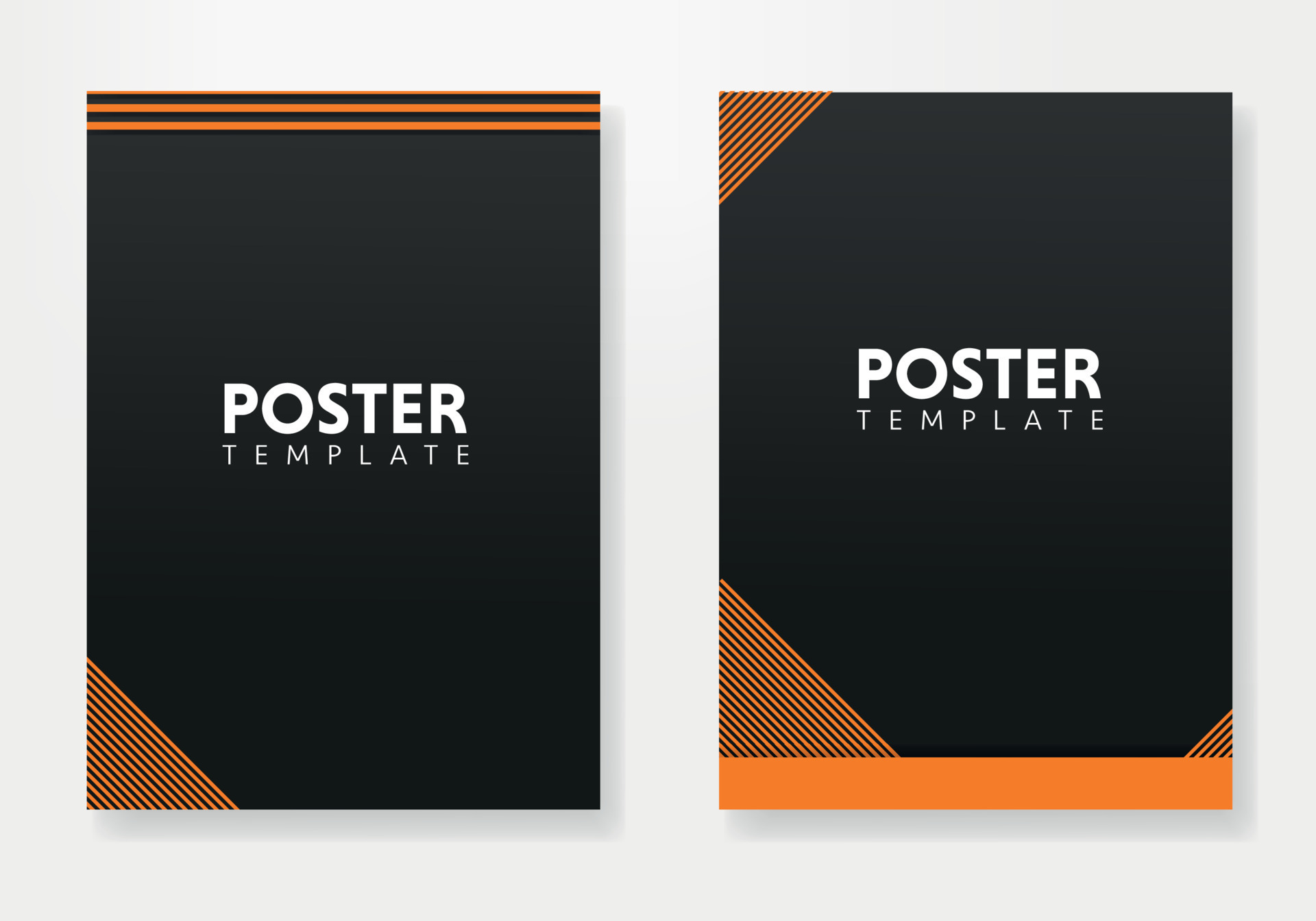 Poster layout design. Vector illustration background template front and Poster layout design. Vector illustration background template front and