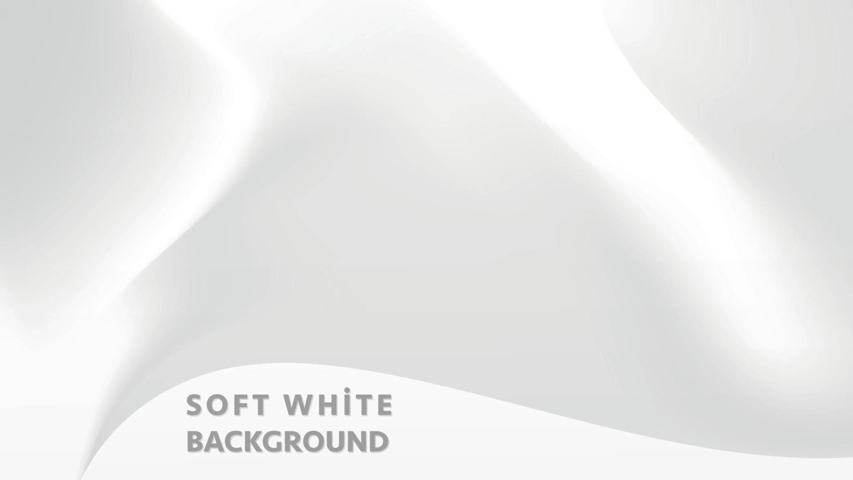 White abstract elegant modern Background. Wave gradient design style. Space concept. landing page. vector