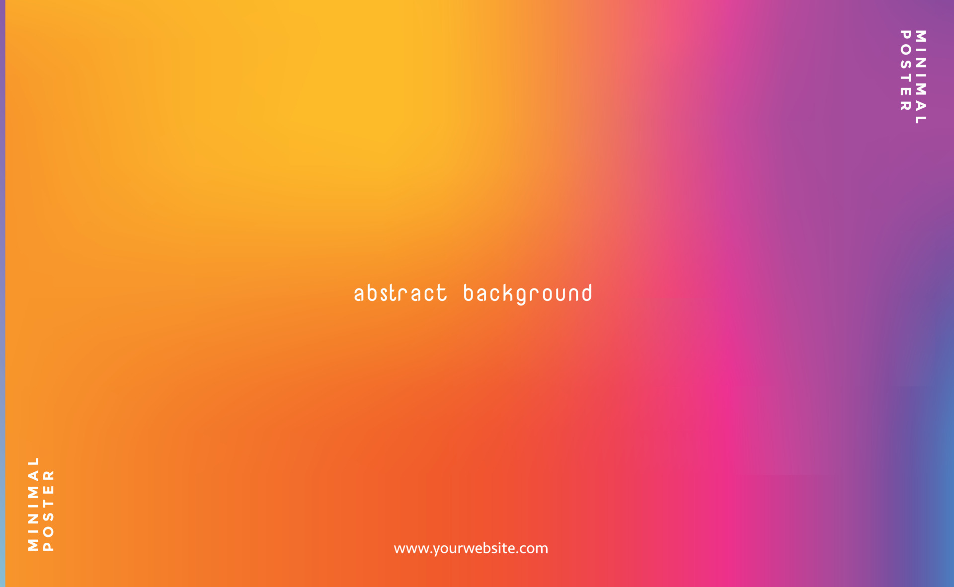 Rainbow 3d Fluid Shapes. Futuristic Gradient. Minimal Design. Light Flow Brochure. Abstract