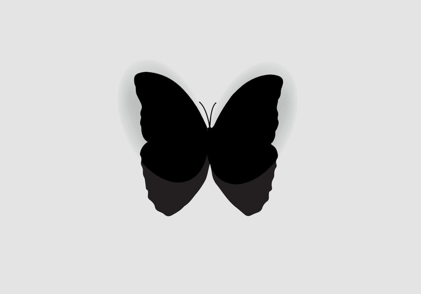 Butterfly conceptual simple, colorful icon. Logo. Vector illustration