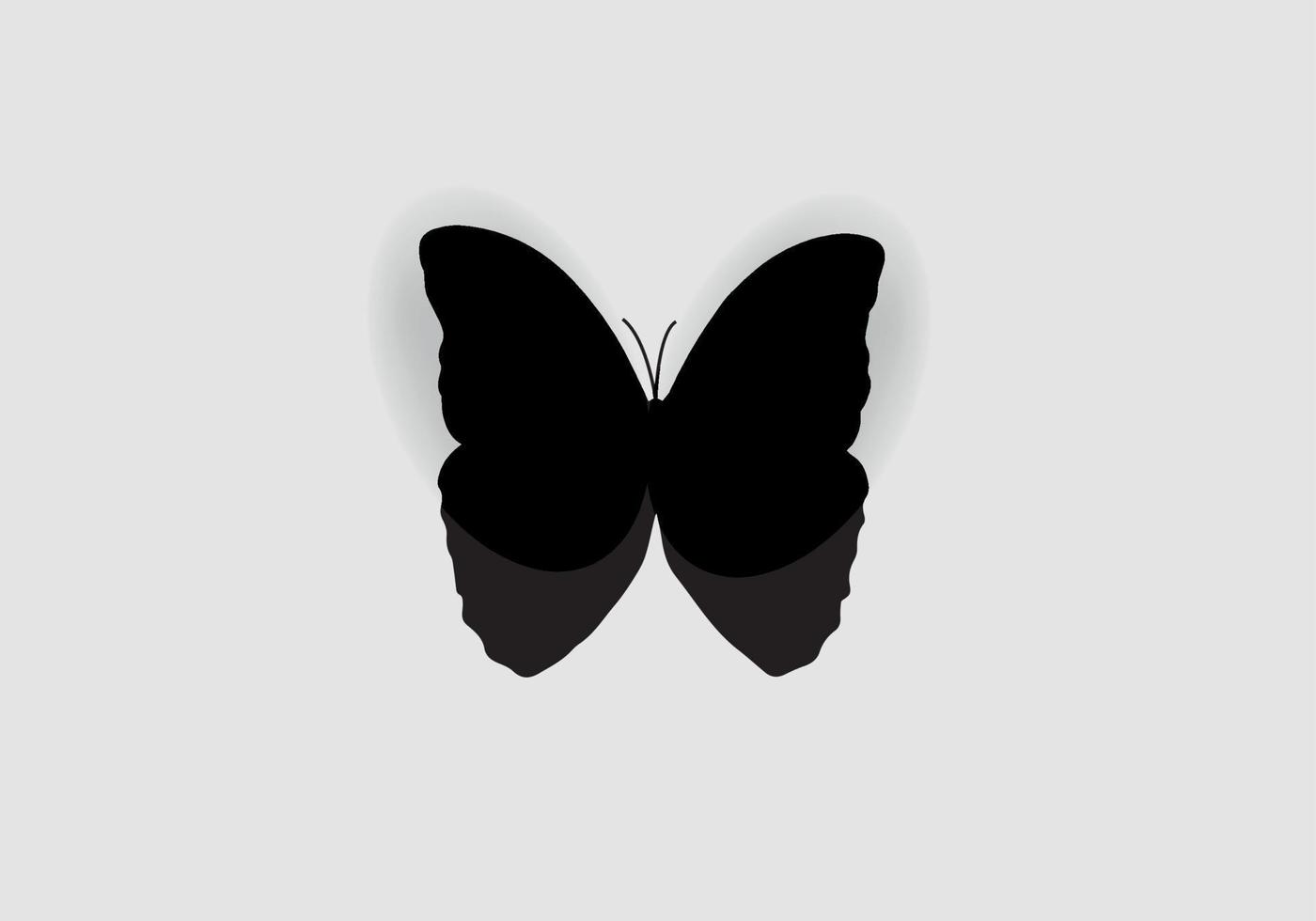 mariposa conceptual simple, colorido icono. logo. ilustración vectorial vector