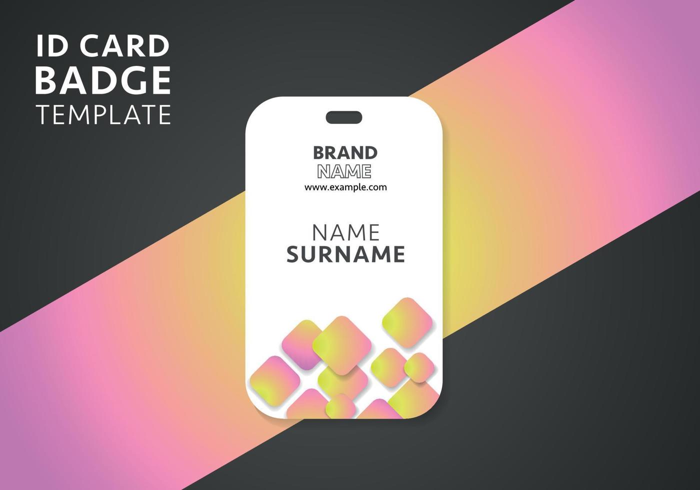 Modern corporate Identity Card design template background, elegant businees company id card design. Identity design template. vector