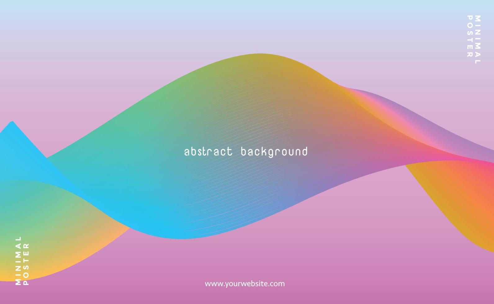 Moving colorful abstract background. Dynamic Effect. Vector Illustration. Minimal Design Template for poster, cover and landing page