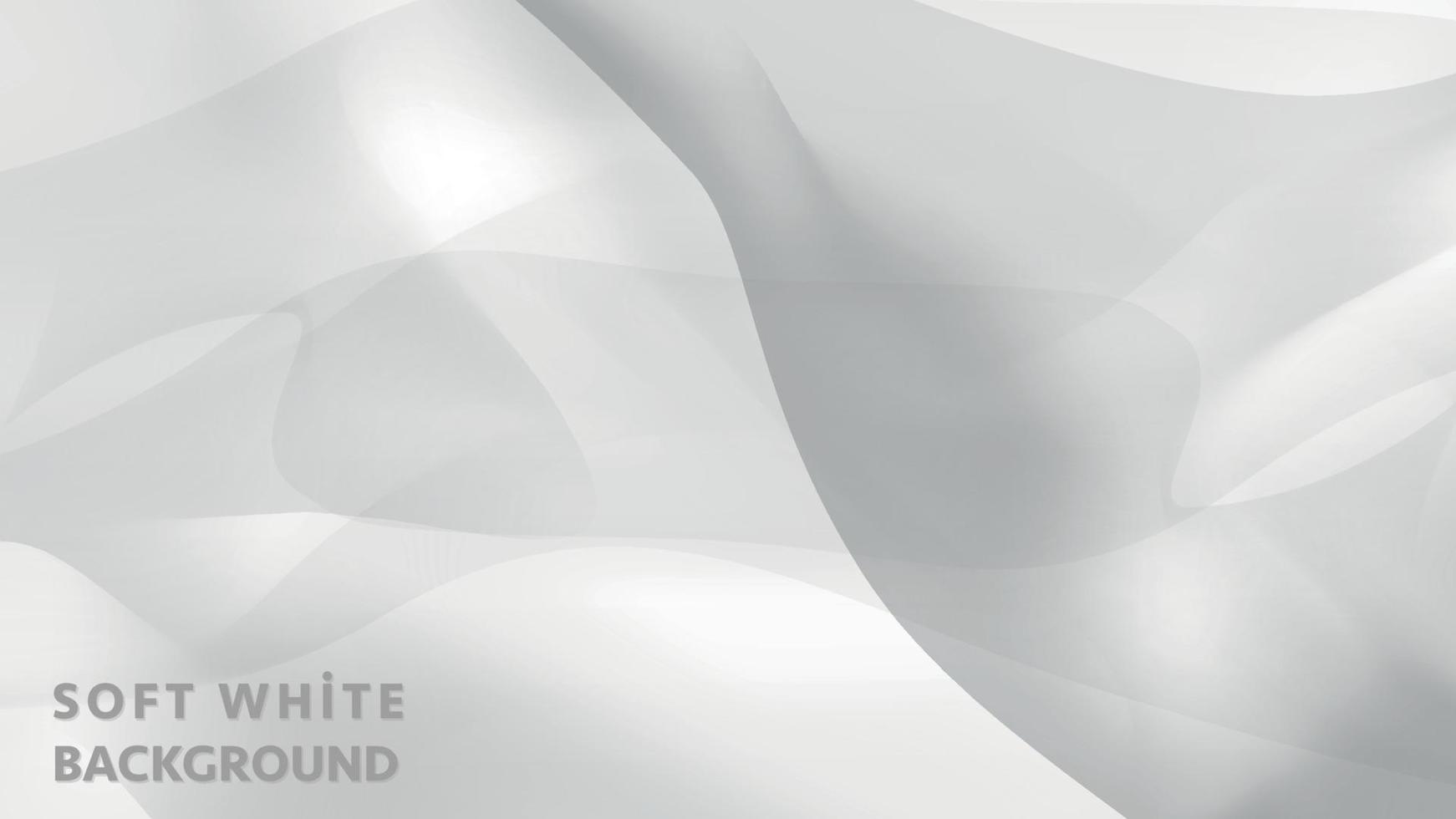 White abstract elegant modern Background. Wave gradient design style. Space concept. landing page. vector