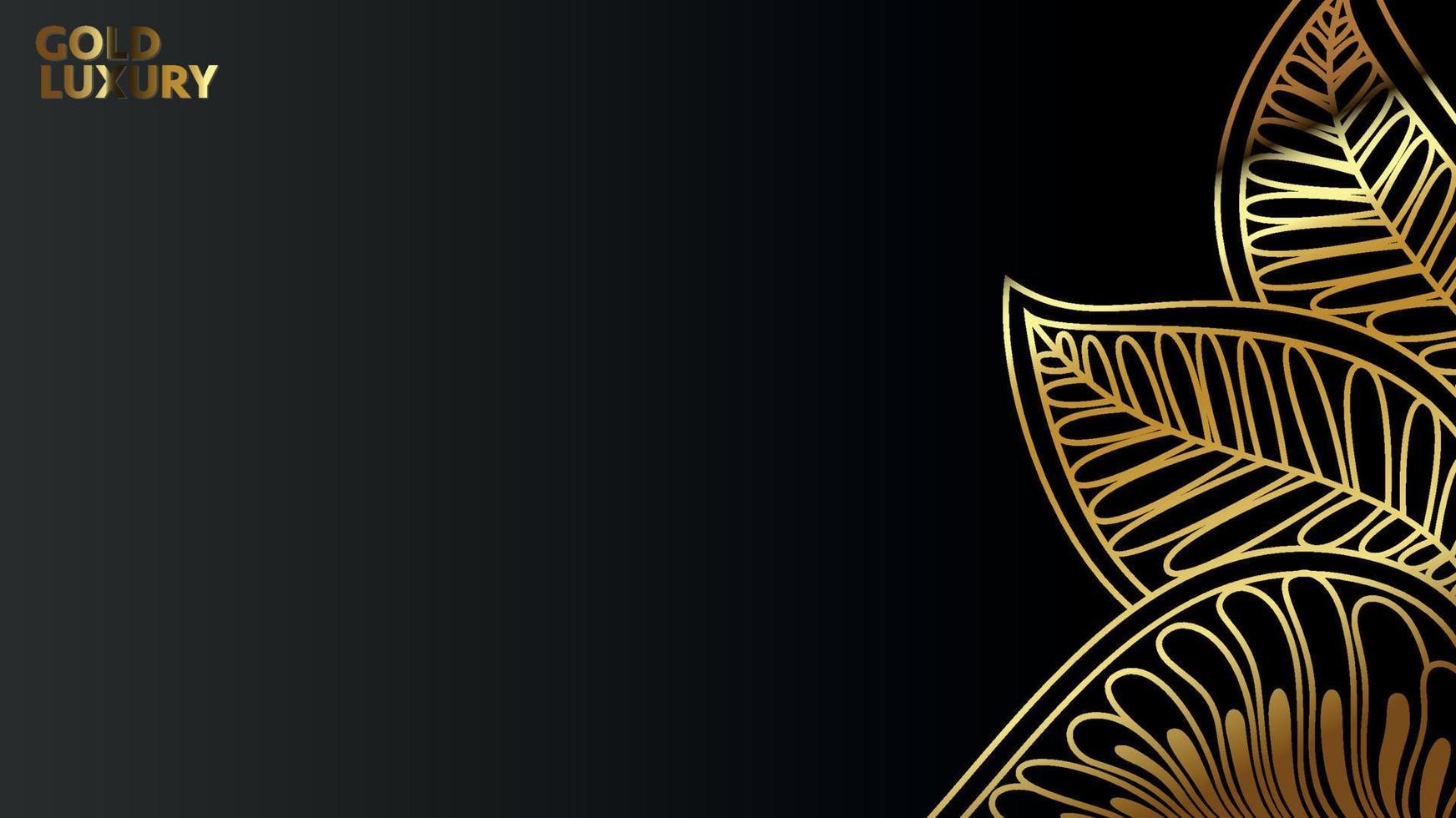 Premium Vector  Gold luxury background