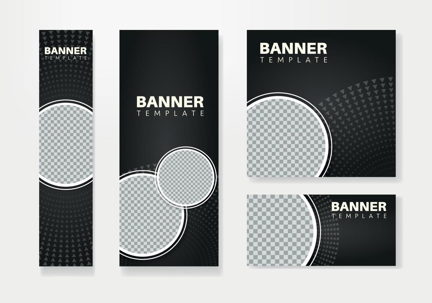 Abstract banner design web template vector Set, header web banner. Modern banner social media set for website design, Social Media Cover ads banner, flyer, invitation card