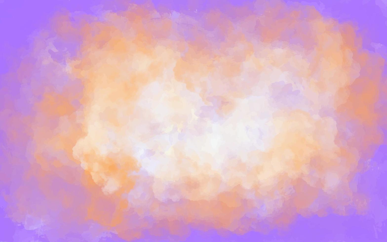 paisaje de acuarela de fondo, pintura de acuarela, cielo de acuarela, abstracto de acuarela, paisaje de ensueño de acuarela. vector