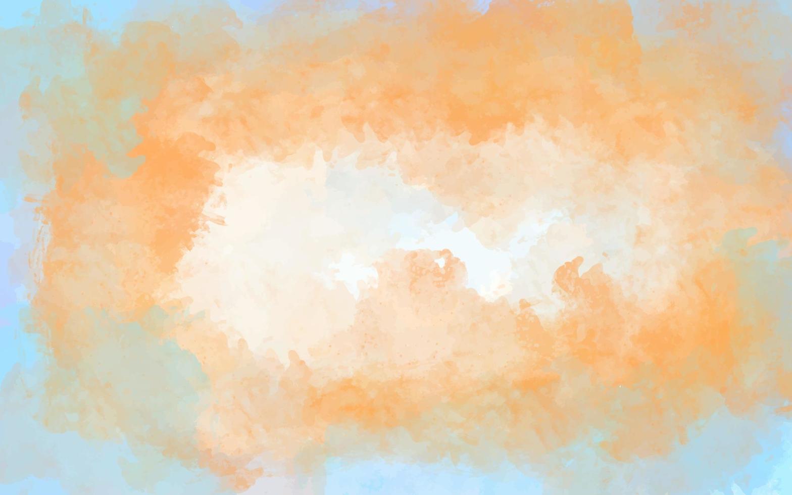 paisaje de acuarela de fondo, pintura de acuarela, cielo de acuarela, abstracto de acuarela, paisaje de ensueño de acuarela. vector