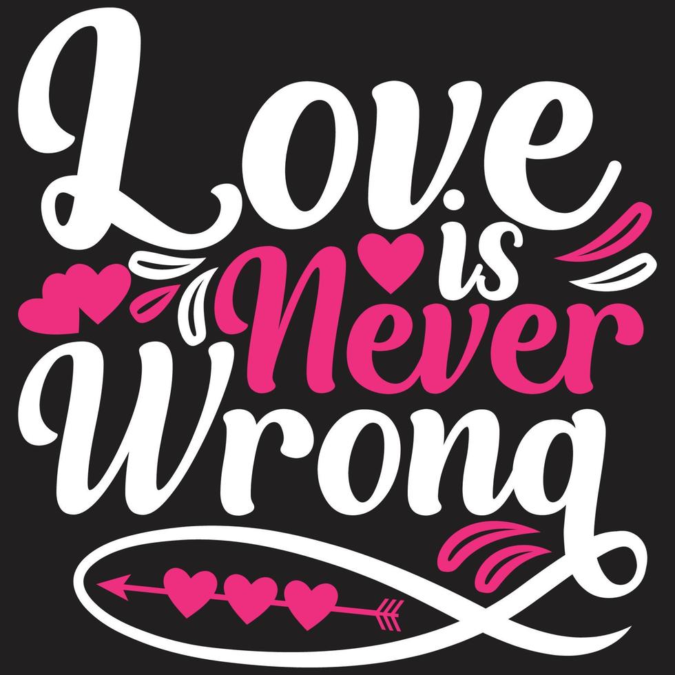 Happy valentines day typography lettering romantic lettering of love tshirt vector