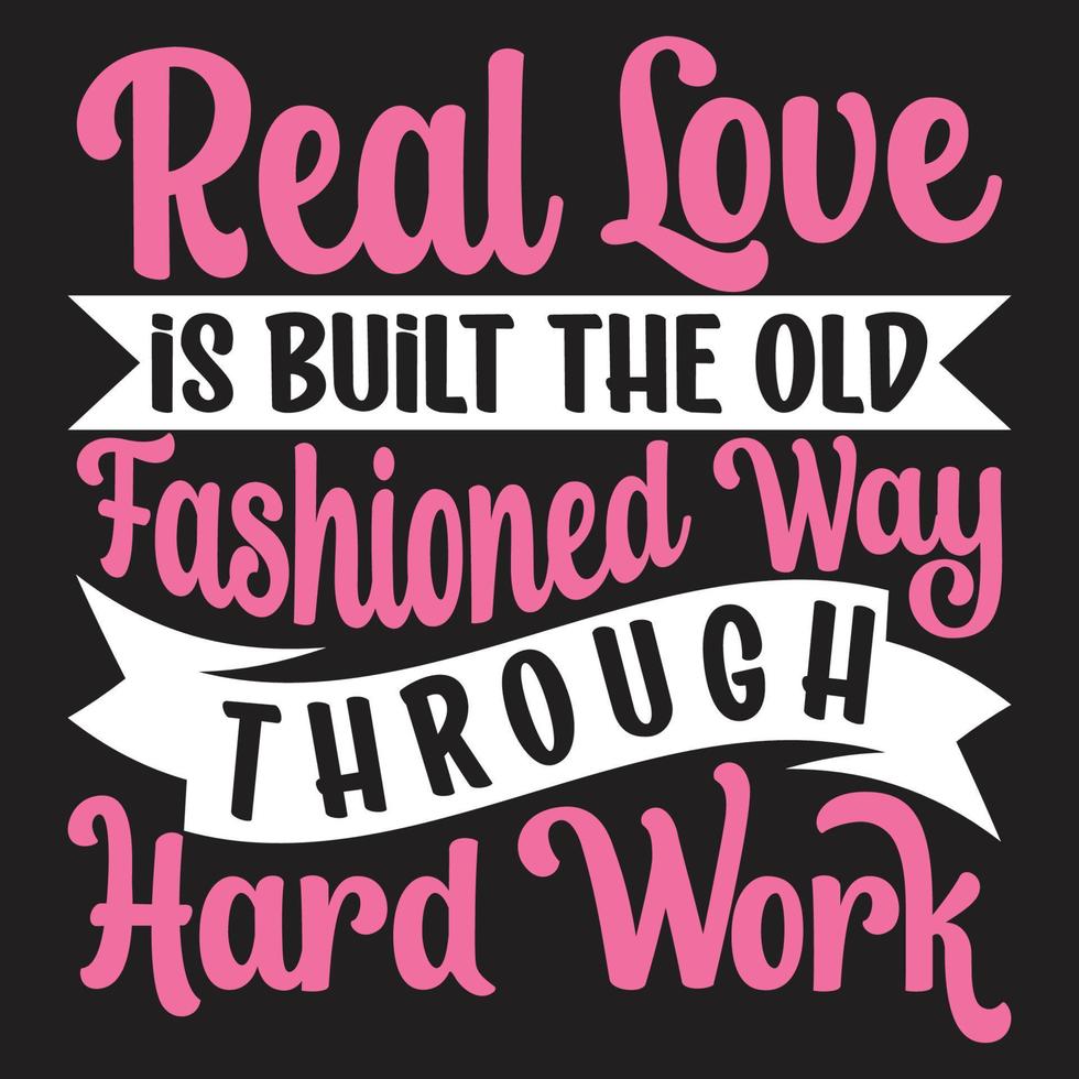 Happy valentines day typography lettering romantic lettering of love tshirt vector