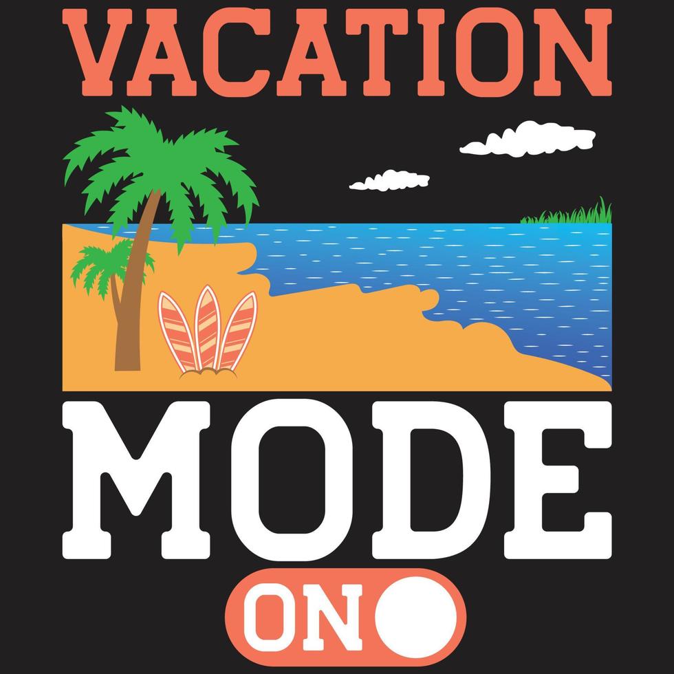 Summer lettering typography t shirt design or  summer background with inspirational phrase vector