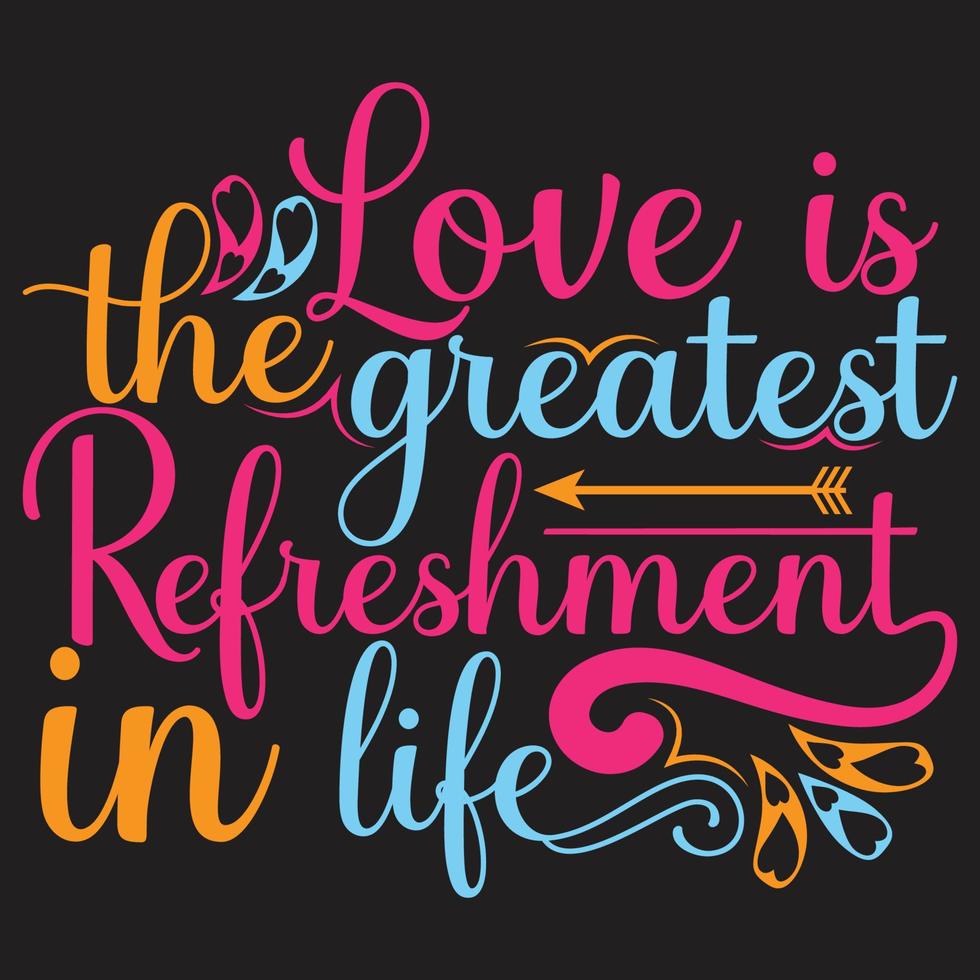 Happy valentines day typography lettering romantic lettering of love tshirt vector