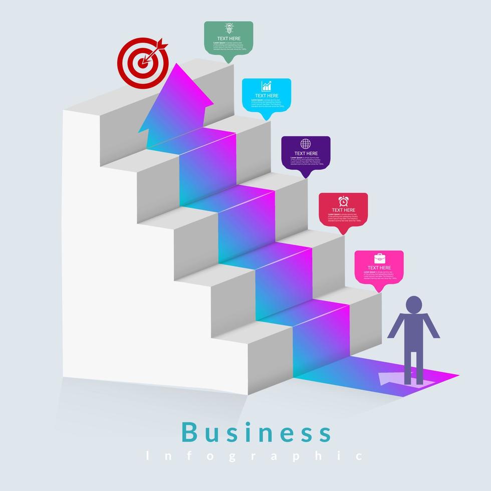 business infographic template design. Realistic circle diagram infographic. modern Business annual report Chart visualization. vector