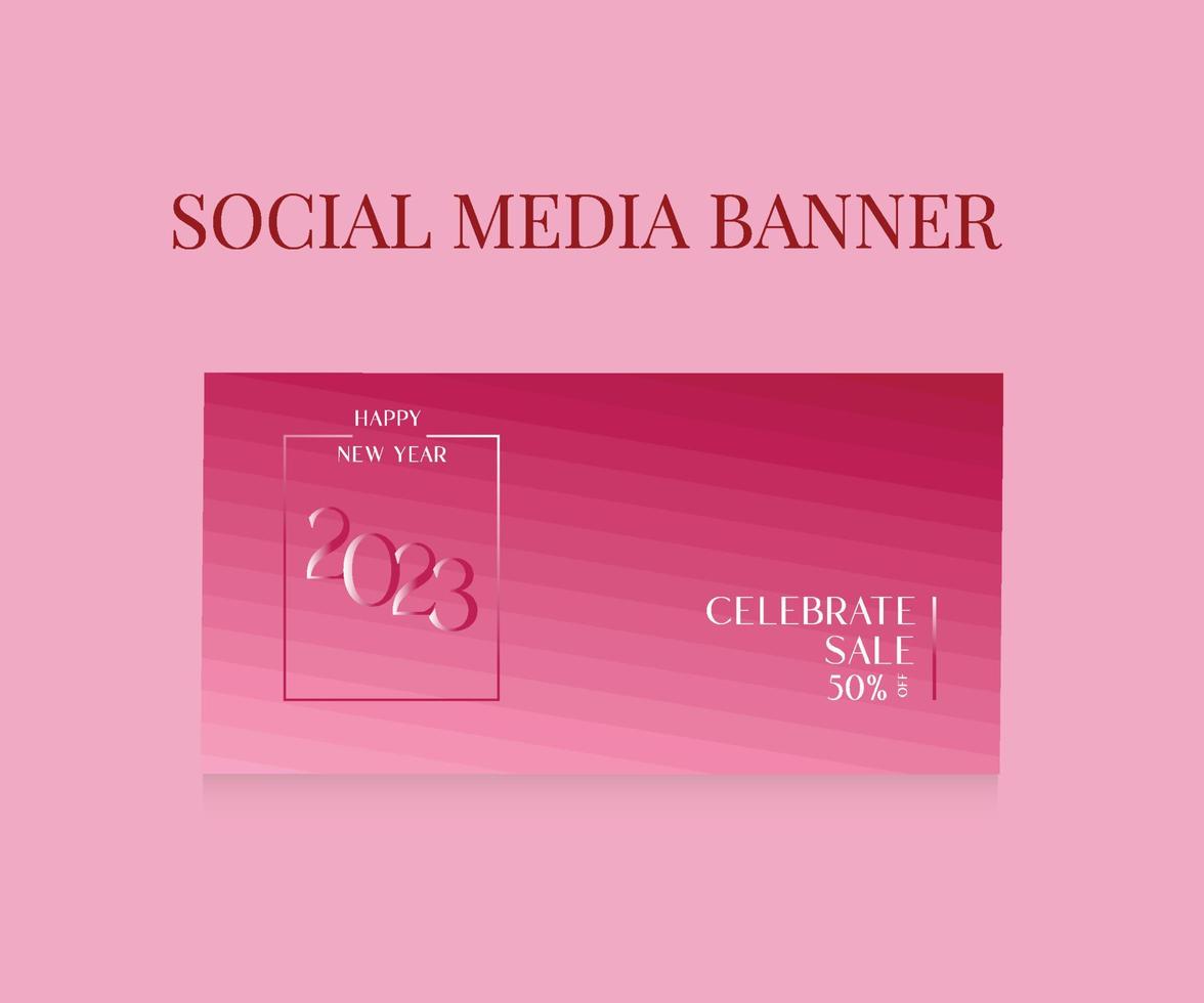 Super sale social media banner template vector