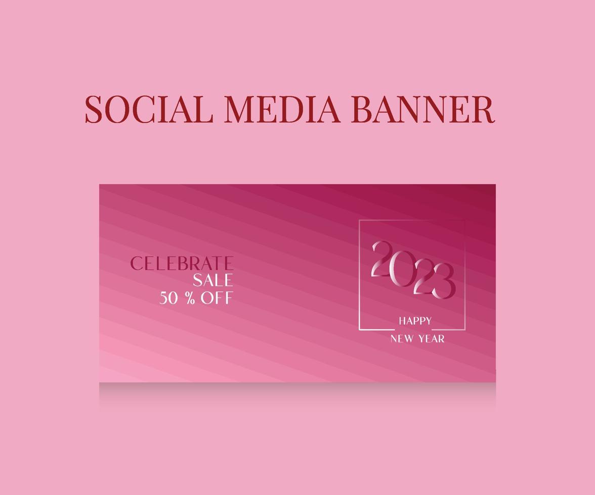 Super sale social media banner template vector