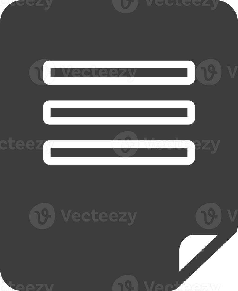 documento nero icona, sociale icona impostare. png