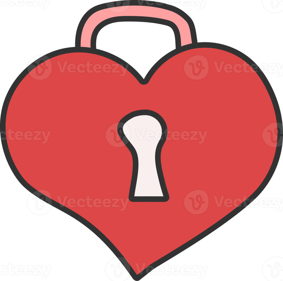 heart key, heart icon. png