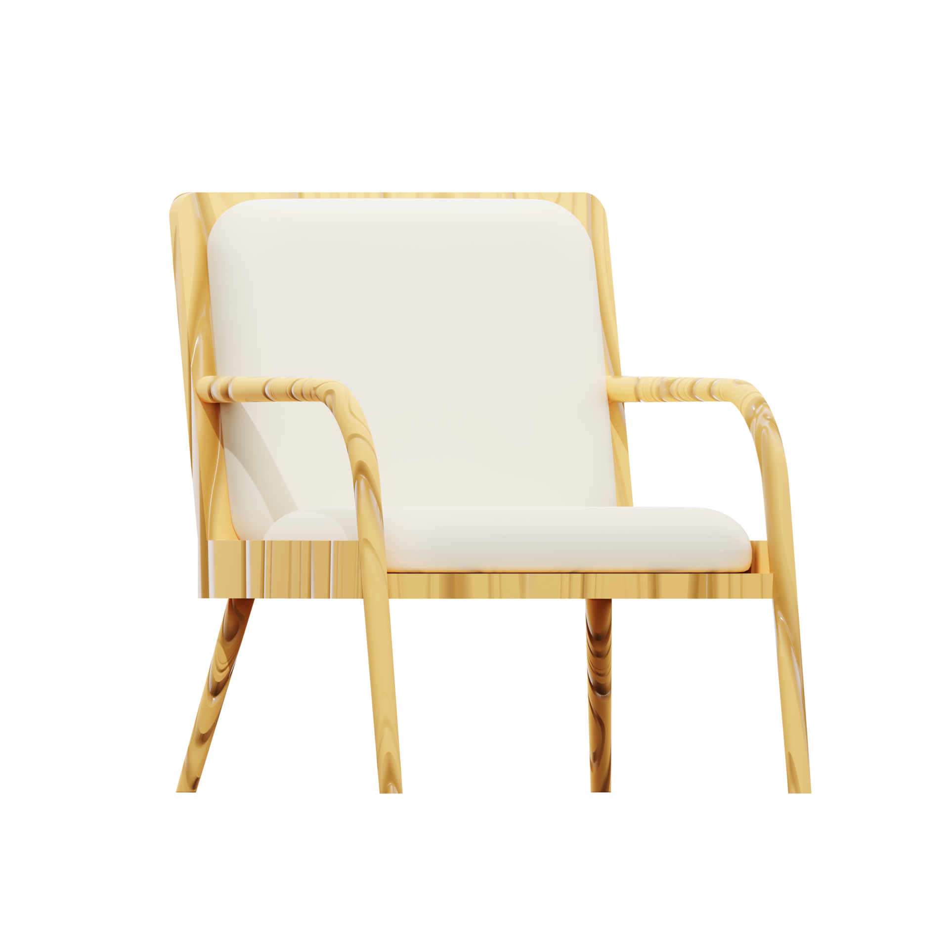 3D wooden arm chair. soft sofa. sofa. chair. Furniture for the home. 3D