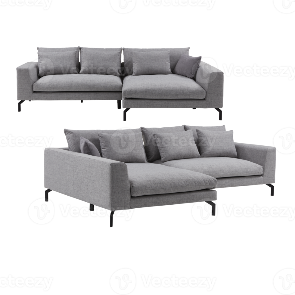 sofa with cut out isolated on background transparent 18726241 PNG