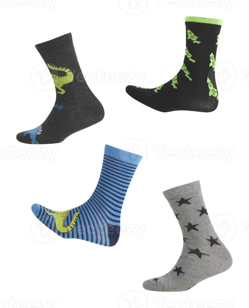 sock with cut out isolated on background transparent png