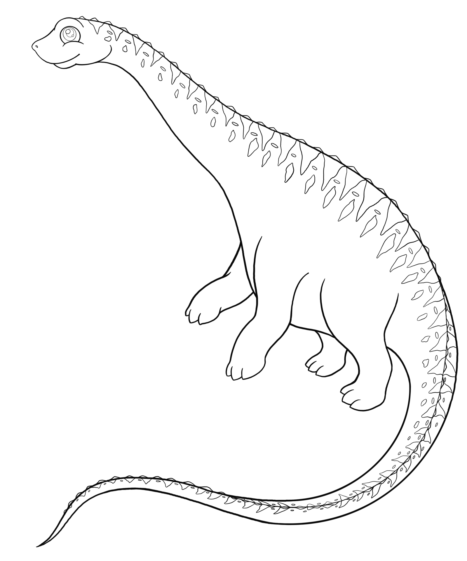 Bebê dinossauro desenhado ilustrado