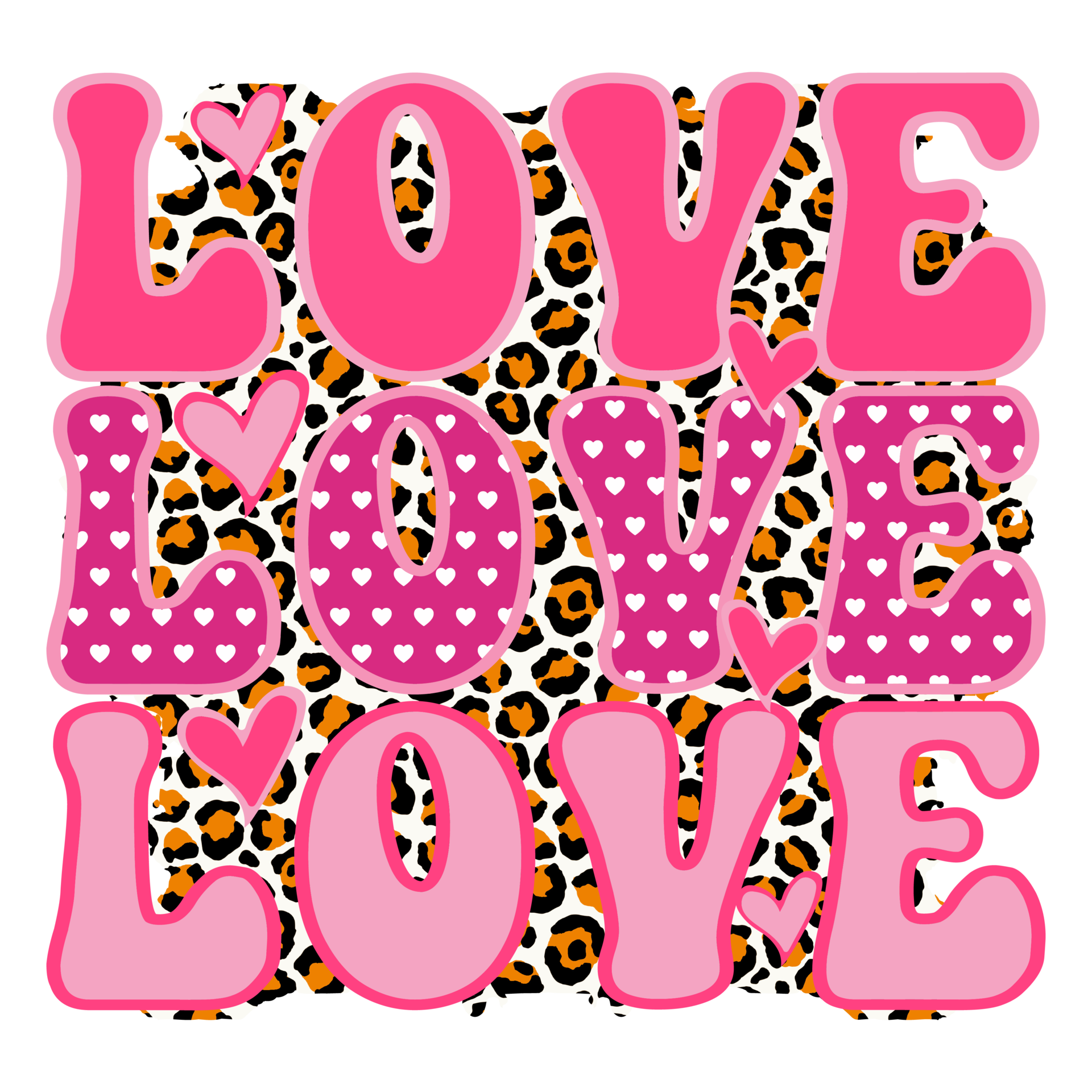 Love Valentines day Sublimation Design, perfect on t shirts, mugs, signs, cards and much more