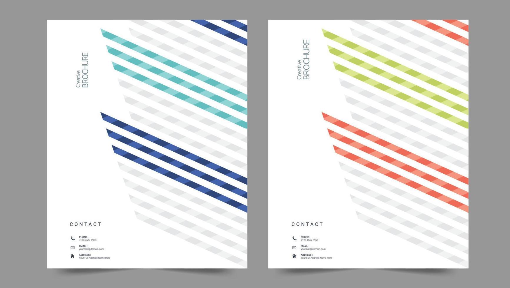 Cover template flyer design vector background