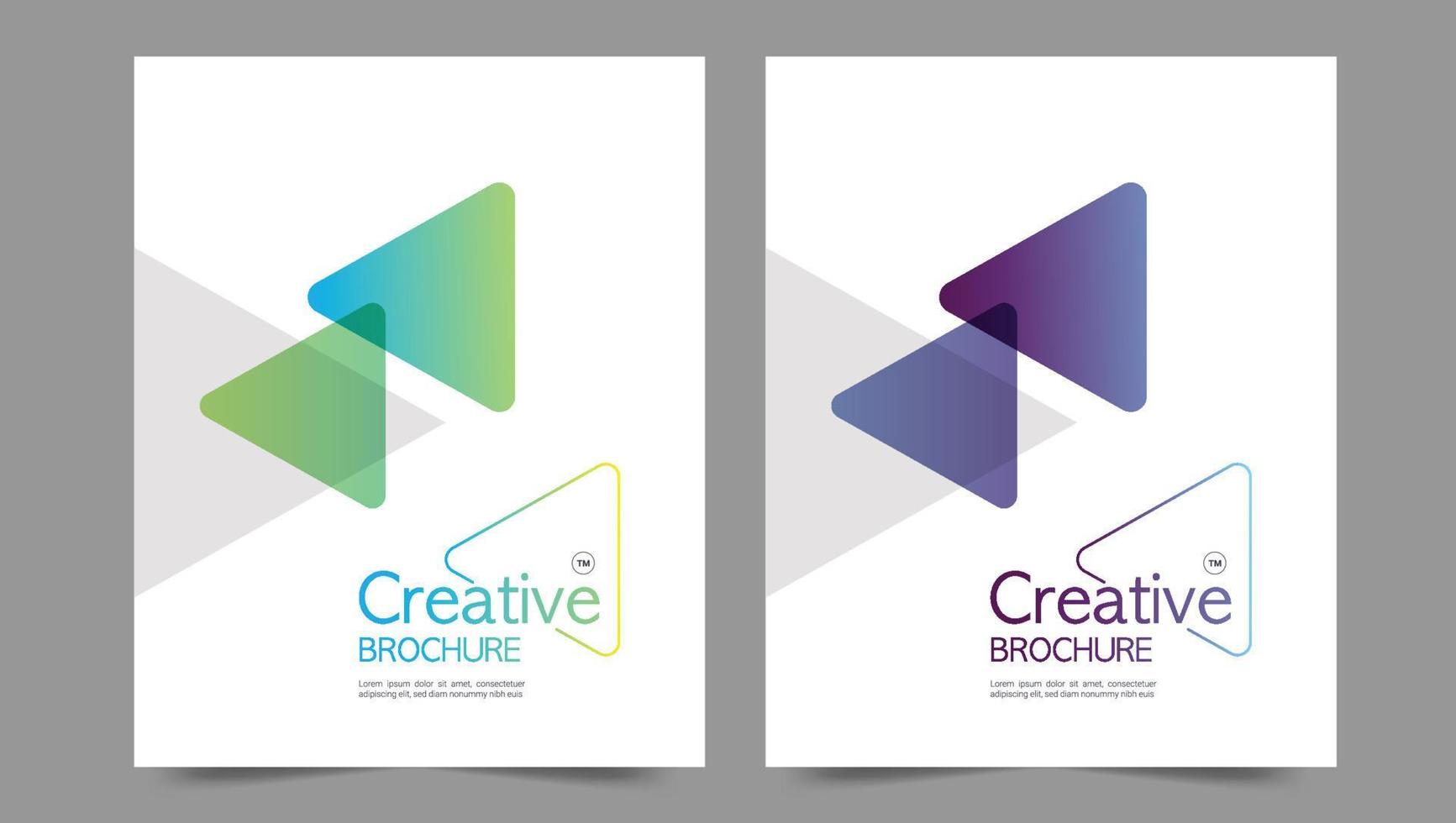 Cover template flyer design vector background