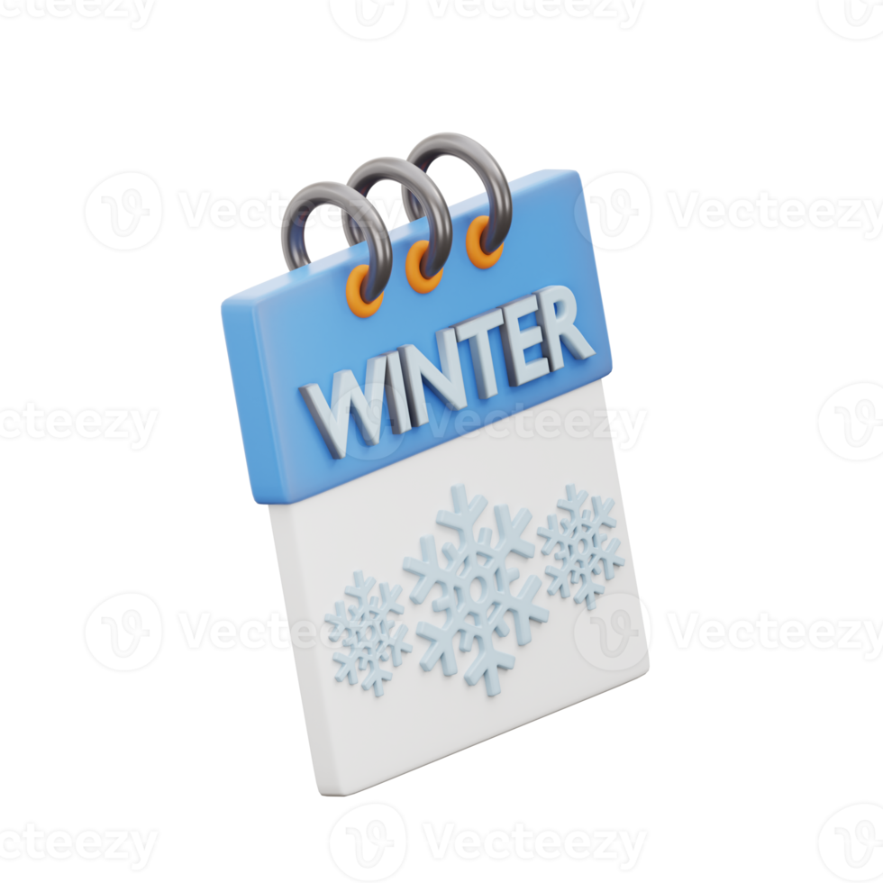 3d Kerstmis en winter icoon png