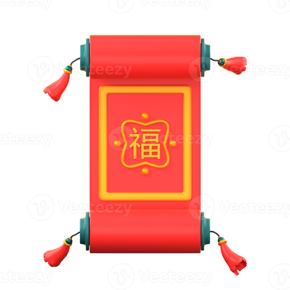 3D Chinese New Year and Chinese Decoration png