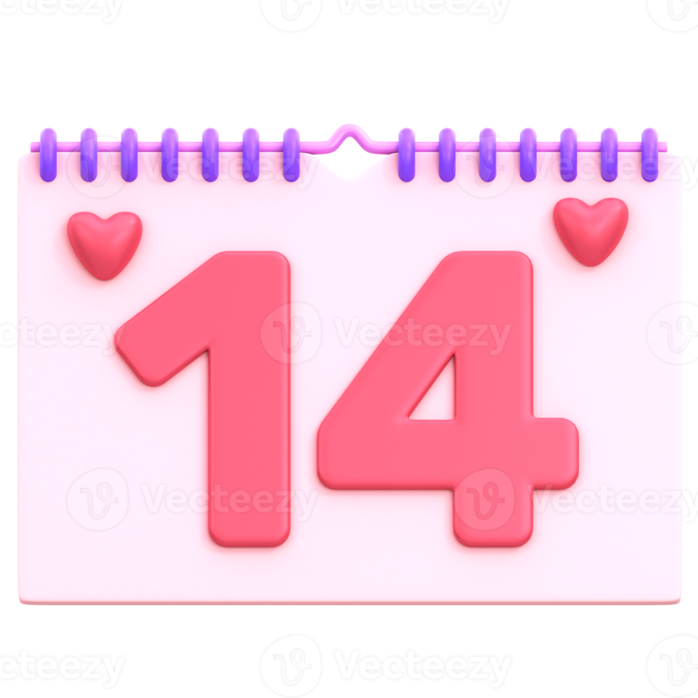 icono de san valentin 3d png