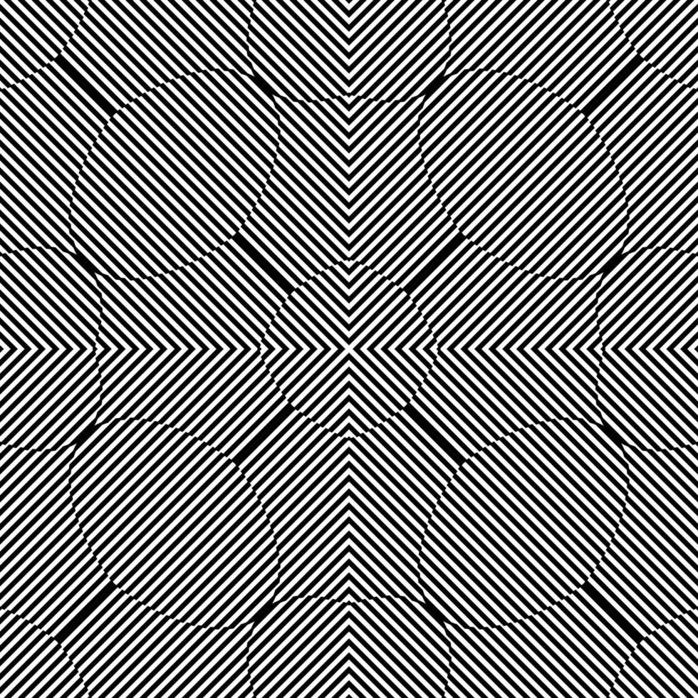 Stripes Lines Motifs Pattern. Optical Illusion Decoration for Interior, Exterior, Carpet, Textile, Garment, Cloth, Silk, Tile, Plastic, Paper, Wrapping, Wallpaper, Pillow, Sofa, or Background. Vector