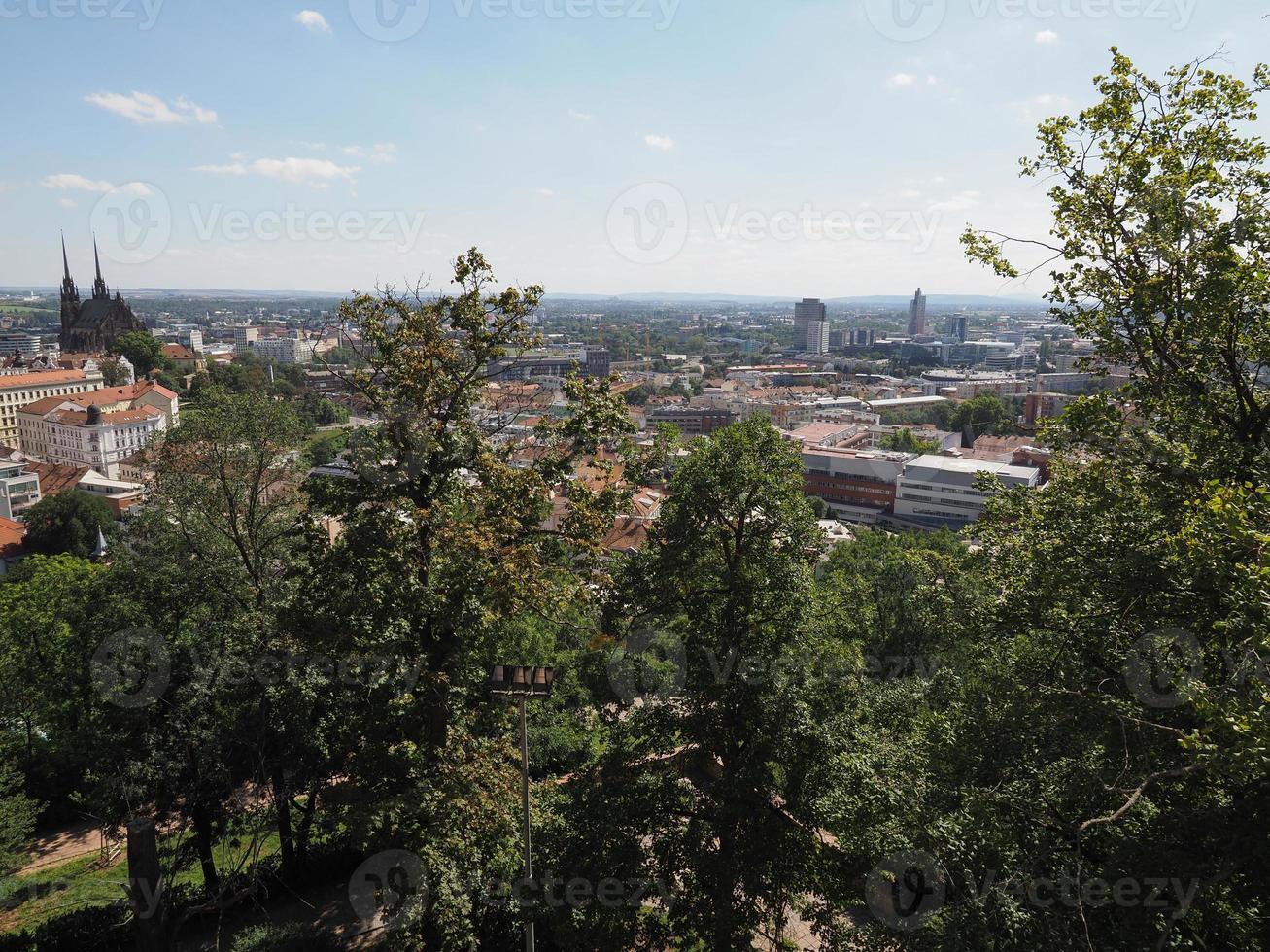 Aerial view of Brno photo