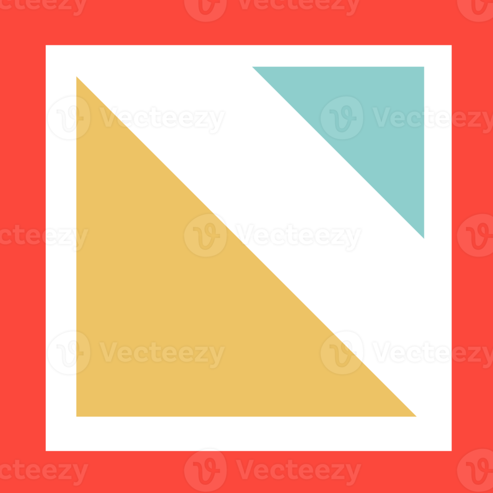 Geometrical abstract pattern design element png