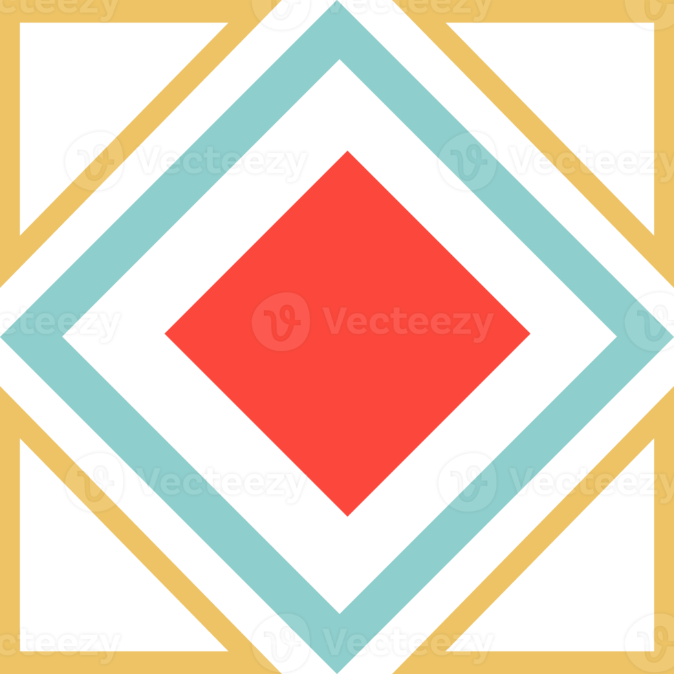 Geometrical abstract pattern design element png