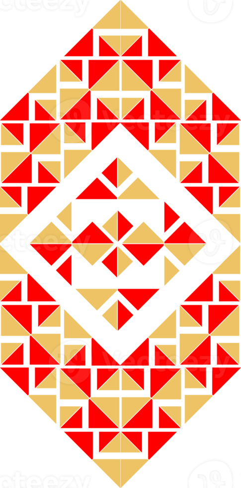 Geometrical abstract pattern design element png