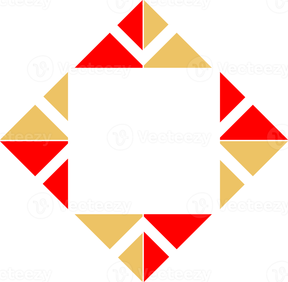 Geometrical abstract pattern design element png