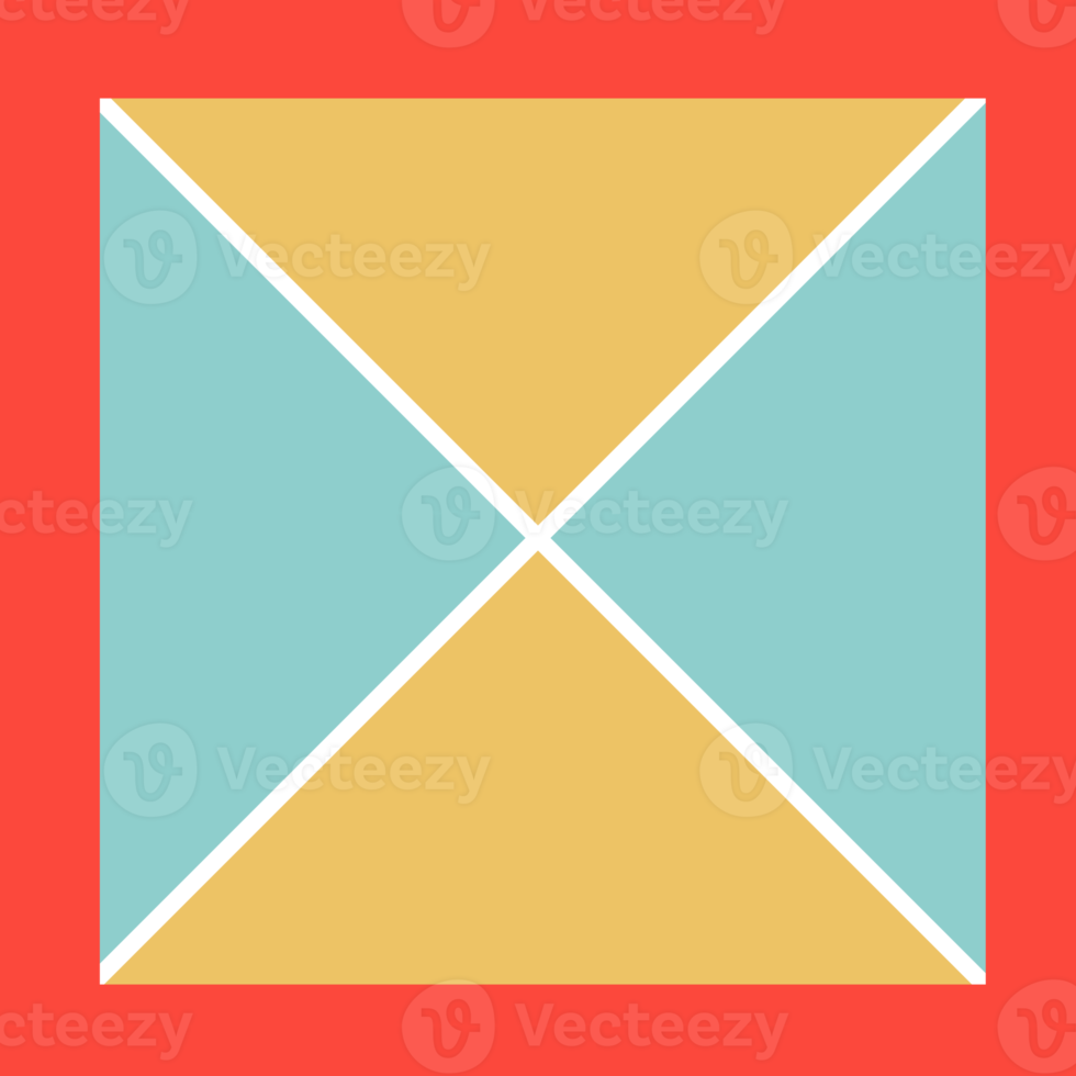 Geometrical abstract pattern design element png